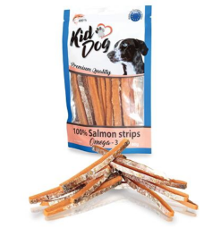 KIDDOG 100% losos proužky 80 g